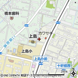 静岡県浜松市中央区十軒町20周辺の地図