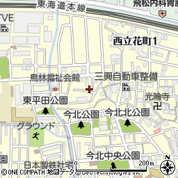 兵庫県尼崎市西立花町2丁目31-7周辺の地図