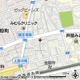 兵庫県芦屋市親王塚町7周辺の地図