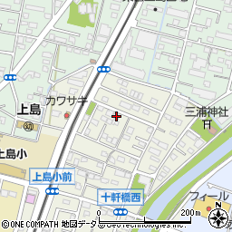 静岡県浜松市中央区十軒町233周辺の地図