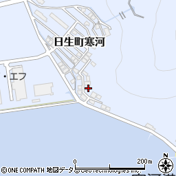 岡山県備前市日生町寒河282周辺の地図