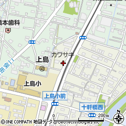 静岡県浜松市中央区十軒町16周辺の地図