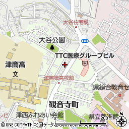 日本経済新聞山口新聞販売津駅西本店周辺の地図