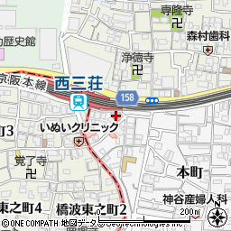 大阪府門真市本町9-33周辺の地図