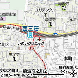 大阪府門真市本町9-30周辺の地図