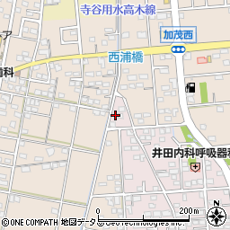 静岡県磐田市上新屋4周辺の地図