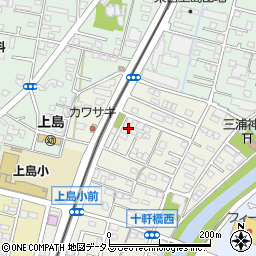 静岡県浜松市中央区十軒町235周辺の地図