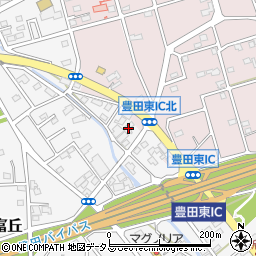 静岡県磐田市富丘187周辺の地図