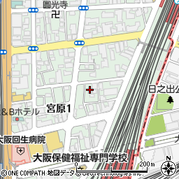 グランメール新大阪周辺の地図