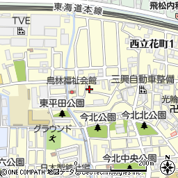 兵庫県尼崎市西立花町2丁目31-66周辺の地図