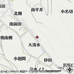 愛知県知多郡南知多町内海奥側周辺の地図