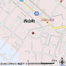 静岡県浜松市中央区西山町1800周辺の地図