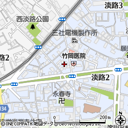シャトレー新大阪周辺の地図