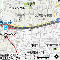 大阪府門真市本町7-18周辺の地図