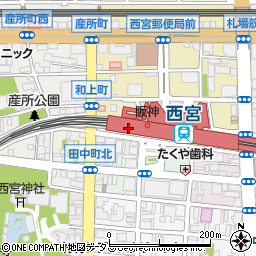アフタヌーンティー ティールーム 阪神百貨店西宮店周辺の地図