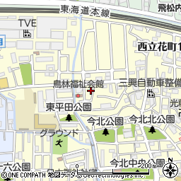兵庫県尼崎市西立花町2丁目31-59周辺の地図