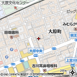 兵庫県芦屋市大原町12-11周辺の地図