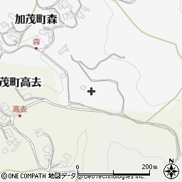 京都府木津川市加茂町森（ダラニ田）周辺の地図