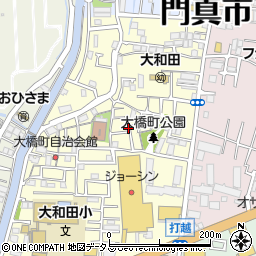 大阪府門真市大橋町周辺の地図