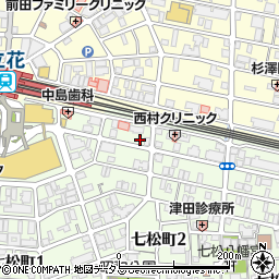 ザ・パーク七松町駐車場周辺の地図