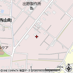 静岡県浜松市中央区西山町76周辺の地図