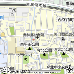 兵庫県尼崎市西立花町2丁目31-55周辺の地図