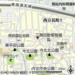 兵庫県尼崎市西立花町2丁目31-2周辺の地図