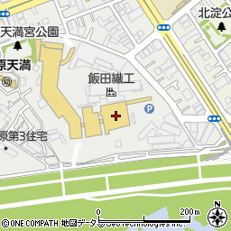 コーナンＰＲＯ東淀川菅原店周辺の地図