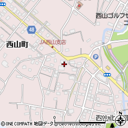 静岡県浜松市中央区西山町899周辺の地図