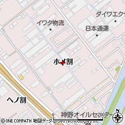 愛知県豊橋市神野新田町（ホノ割）周辺の地図