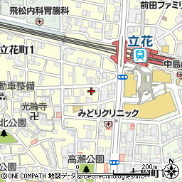 兵庫県尼崎市西立花町2丁目7-26周辺の地図