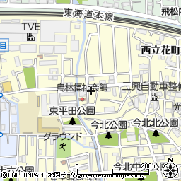兵庫県尼崎市西立花町2丁目31-56周辺の地図