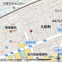 兵庫県芦屋市大原町12-10周辺の地図