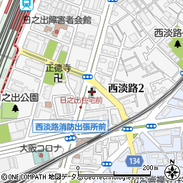 東横ＩＮＮ新大阪駅東口周辺の地図