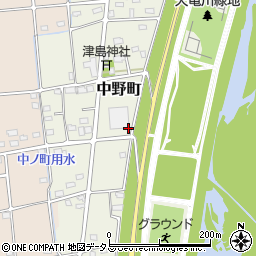静岡県浜松市中央区中野町3148周辺の地図