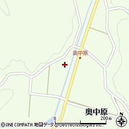 広島県山県郡北広島町奥中原455周辺の地図