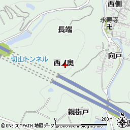 愛知県知多郡美浜町豊丘西ノ奥周辺の地図