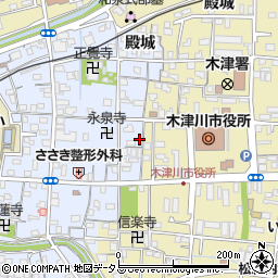 京都府木津川市木津町南垣外17周辺の地図