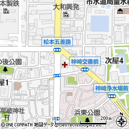 タカナシ販売大阪営業所周辺の地図