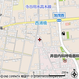 静岡県磐田市上新屋3周辺の地図