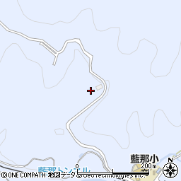 兵庫県神戸市北区山田町藍那平山周辺の地図