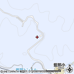 兵庫県神戸市北区山田町藍那（平山）周辺の地図