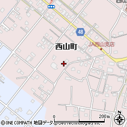 静岡県浜松市中央区西山町2385周辺の地図