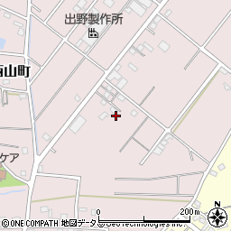 静岡県浜松市中央区西山町75周辺の地図