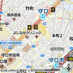 西田司法書士事務所周辺の地図