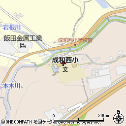 伊賀市立成和西小学校周辺の地図