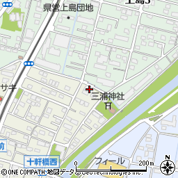 静岡県浜松市中央区十軒町293周辺の地図