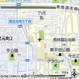 兵庫県尼崎市西立花町5丁目8-5周辺の地図