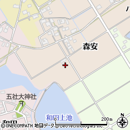 兵庫県加古郡稲美町森安174周辺の地図