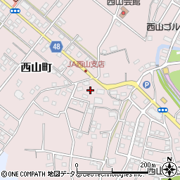 静岡県浜松市中央区西山町912周辺の地図